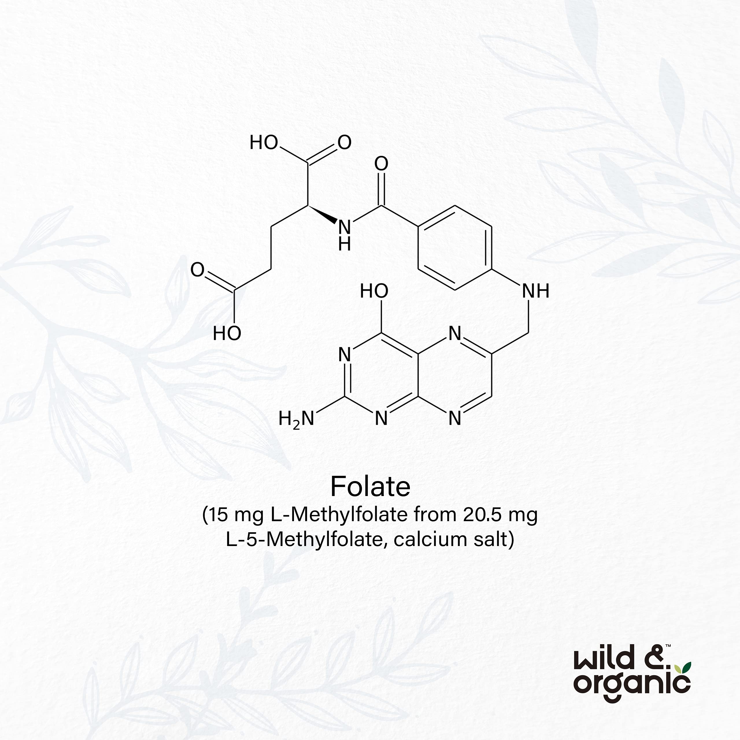 Foto 6 pulgar | Suplemento De L-metilfolato Orgánico Y Silvestre, 15 Mg, Gomitas Y Vitamina A - Venta Internacional.