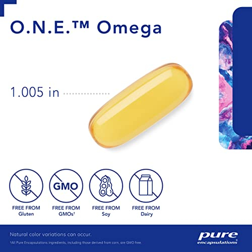 Foto 5 pulgar | Cápsulas De Gelatina Blanda Supplement Pure Encapsulations O.n.e. Omega 30 - Venta Internacional.