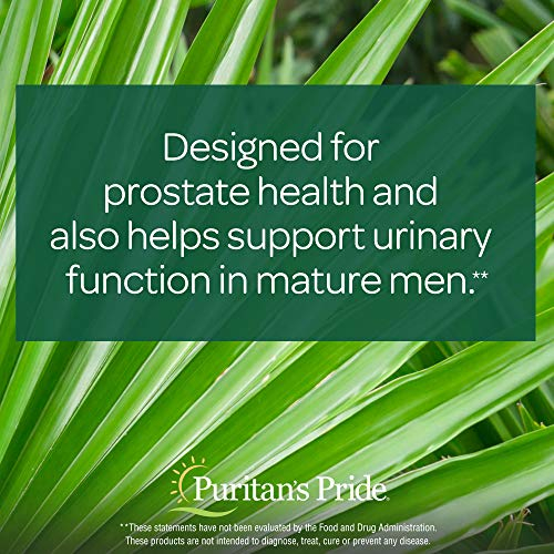Foto 5 pulgar | Suplemento Puritan's Pride Saw Palmetto Prostate 450 Mg Softgg - Venta Internacional.