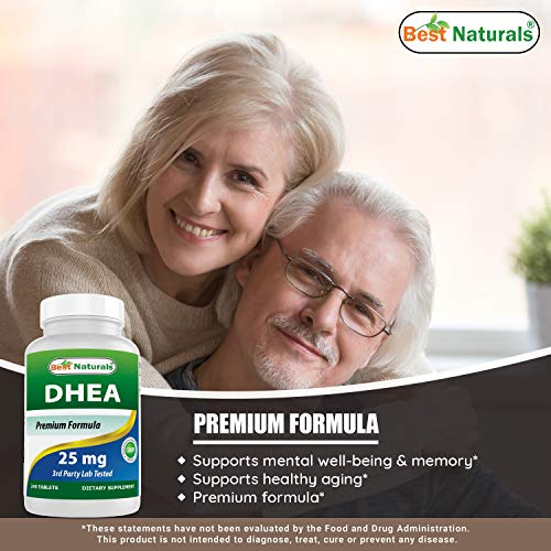 Foto 5 pulgar | Suplemento Best Naturals Dhea 25 Mg 240 Tabletas Para Hombres Y Mujeres - Venta Internacional.