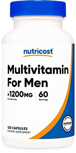 Foto 2 pulgar | Multivitamínico Nutricost Para Hombres 120 Cápsulas - Vitamins & Min - Venta Internacional.
