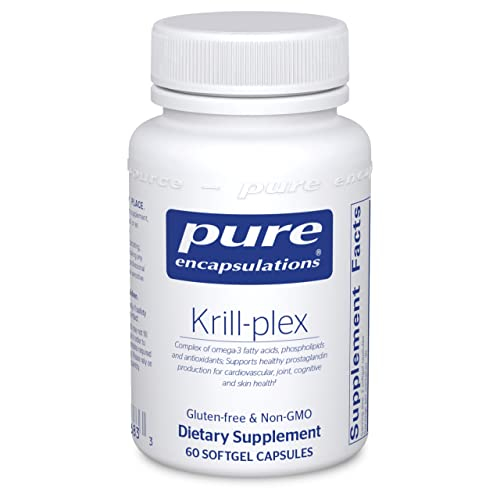 Foto 2 pulgar | Cápsula De Gelatina Blanda Supplement Pure Encapsulations Krill-plex 60 - Venta Internacional.