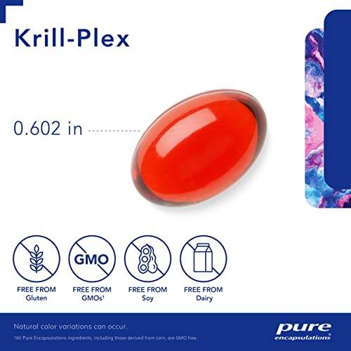 Foto 4 pulgar | Cápsula De Gelatina Blanda Supplement Pure Encapsulations Krill-plex 60 - Venta Internacional.