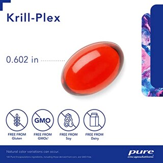 Foto 3 | Cápsula De Gelatina Blanda Supplement Pure Encapsulations Krill-plex 60 - Venta Internacional.