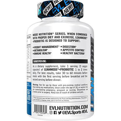 Foto 4 pulgar | Suplemento Probiótico Leanmode + De Evolution Nutrition, 40 Porciones - Venta Internacional.