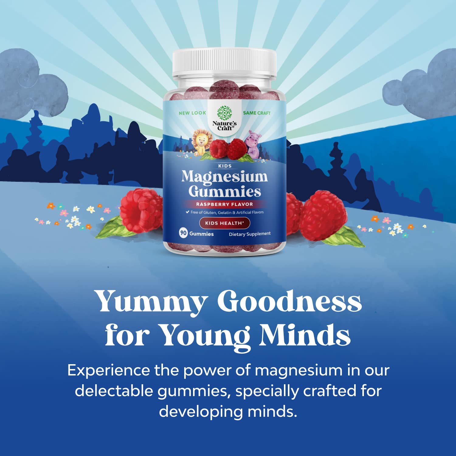 Foto 4 | Gomitas De Magnesio Natures Craft Relaxing Calm Kids 85 Mg - Venta Internacional.