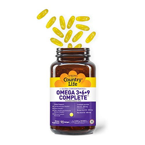 Foto 4 pulgar | Suplemento Country Life Ultra Concentrado Omega 3-6-9 90 So - Venta Internacional.