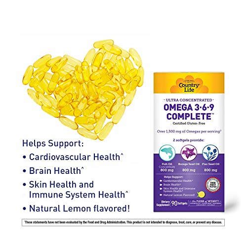 Foto 4 | Suplemento Country Life Ultra Concentrado Omega 3-6-9 90 So - Venta Internacional.