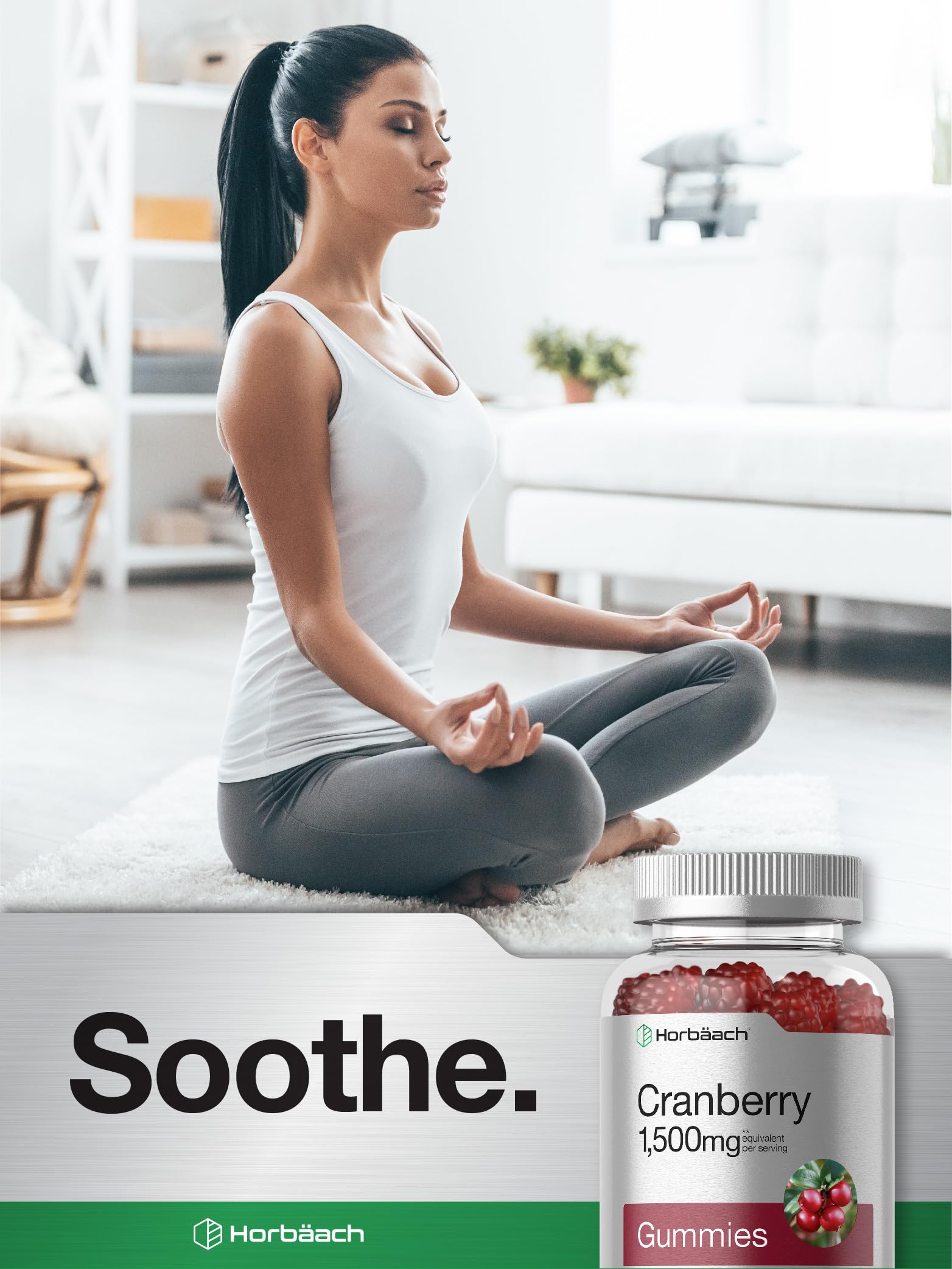 Foto 6 | Gomitas De Arándanos Horbäach Veganas 500 Mg Con Sabor A Cereza Y Mango - Venta Internacional.