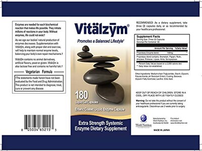 Foto 2 | Suplemento Vitälzym Vitalzym Enzimas Proteolíticas Sistémicas 18 - Venta Internacional.