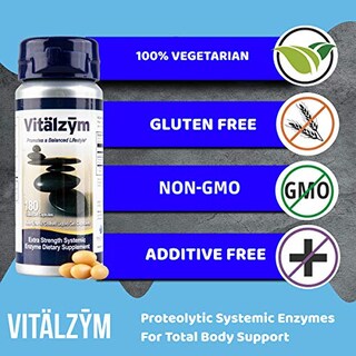 Foto 3 | Suplemento Vitälzym Vitalzym Enzimas Proteolíticas Sistémicas 18 - Venta Internacional.