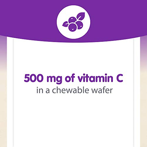 Foto 4 pulgar | Obleas Masticables para Niños con Vitamina C Natural Factors 500 Mg 90 Masticables - Venta Internacional