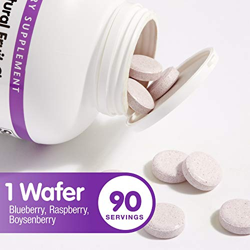 Foto 5 | Obleas Masticables para Niños con Vitamina C Natural Factors 500 Mg 90 Masticables - Venta Internacional