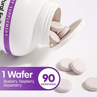 Foto 5 | Obleas Masticables para Niños con Vitamina C Natural Factors 500 Mg 90 Masticables - Venta Internacional