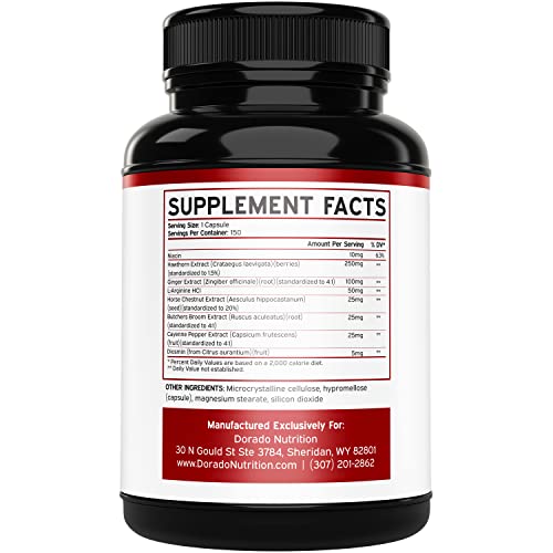 Foto 3 pulgar | Suplemento Circulatorio Dorado Nutrition 150 Cápsulas - Venta Internacional