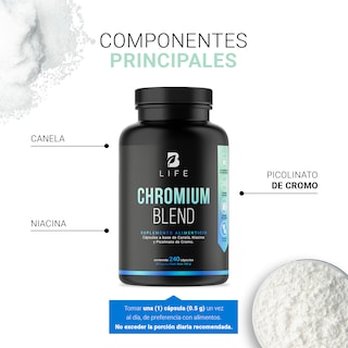 Foto 3 | Suplemento B Life Chromium Blend de 240 Cápsulas
