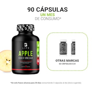 Foto 2 | Suplemento B Life B Apple de 90 Cápsulas