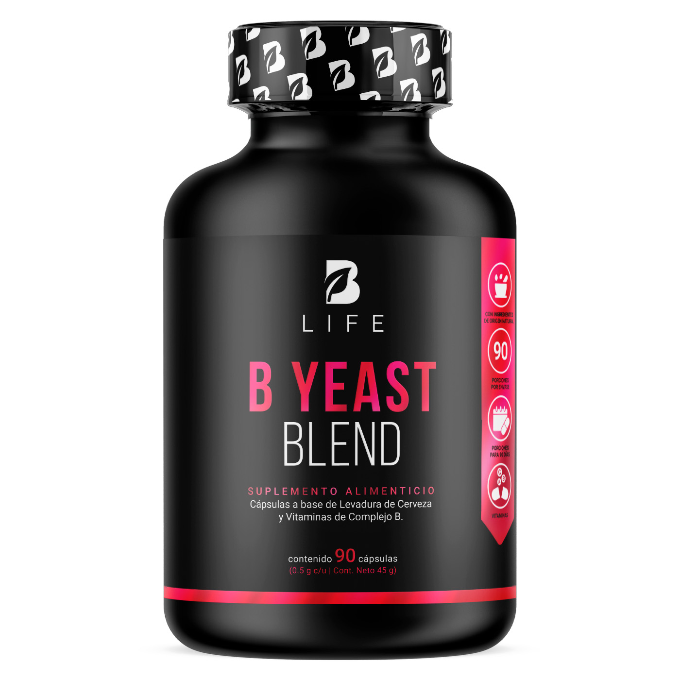 Foto 2 pulgar | Suplemento B Life B Yeast Blend de 90 Cápsulas