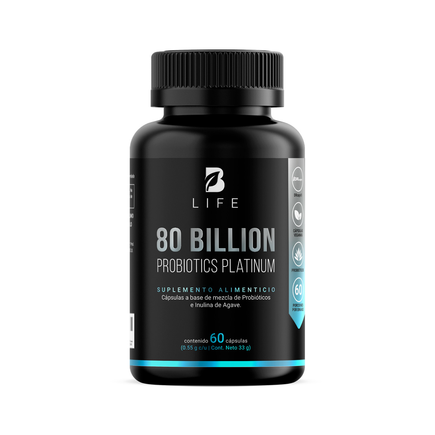 Foto 2 pulgar | Suplemento B Life 80 Billion Probiotics Platinum de 60 Cápsulas