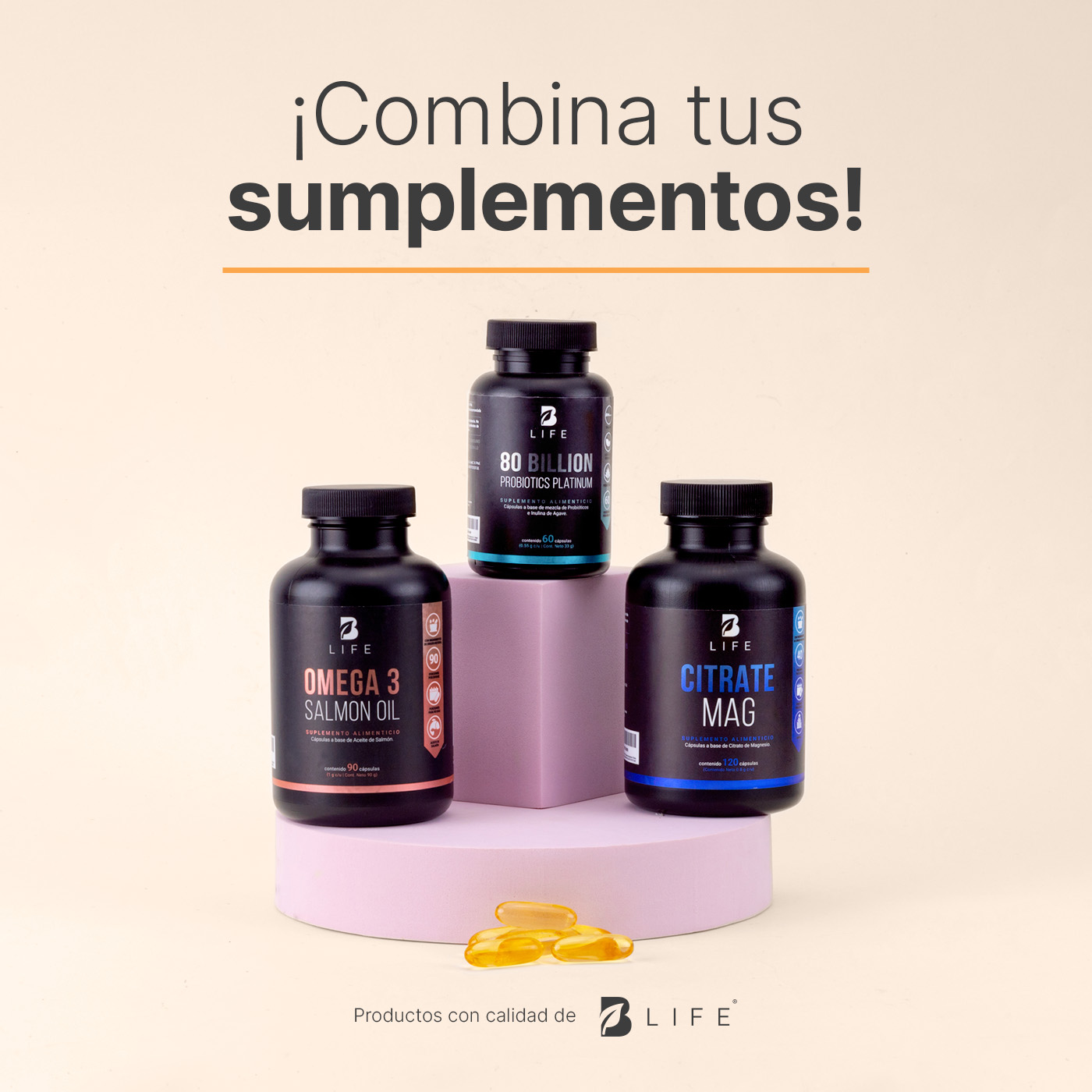 Foto 6 pulgar | Suplemento B Life 80 Billion Probiotics Platinum de 60 Cápsulas