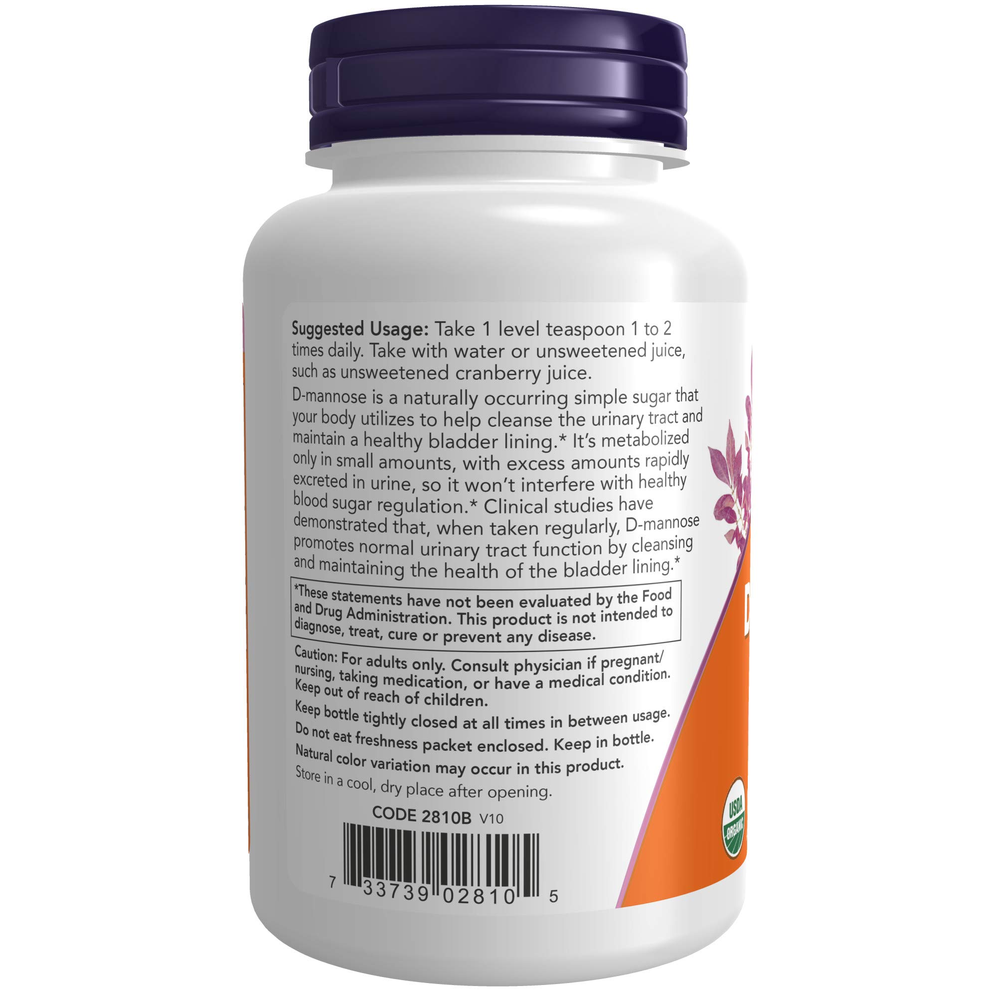 Foto 4 pulgar | Suplemento Now D-Mannose de 85 g - Venta Internacional