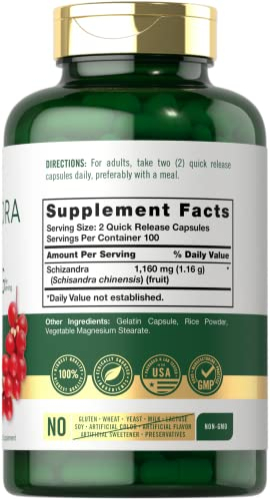 Foto 3 pulgar | Suplemento Carlyle Schizandra Berry 1160 mg 200 Cápsulas - Venta Internacional