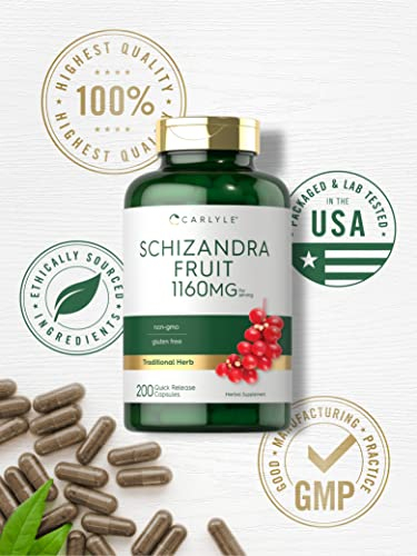 Foto 6 pulgar | Suplemento Carlyle Schizandra Berry 1160 mg 200 Cápsulas - Venta Internacional