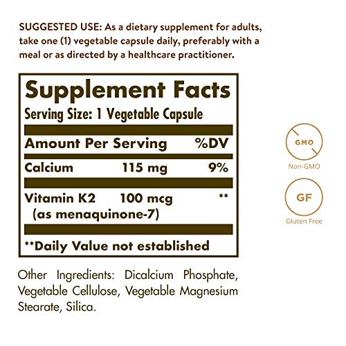 Foto 3 pulgar | Suplemento Solgar De Vitamina K2 Natural 50 Cápsulas 2 Piezas- Venta Internacional