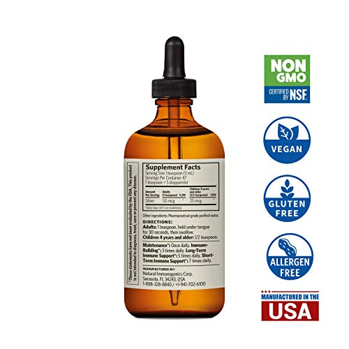 Foto 5 pulgar | Suplemento De Hidrosol De Plata Bioactivo Sovereign Silver 236 Ml - Venta Internacional.