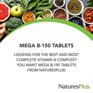 Foto 3 | Suplemento Nature's Plus Mega B-150 Complex 90 Tabletas - Venta Internacional