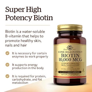 Foto 3 | Suplemento Solgar Cápsulas de Biotina 10, 000 mcg 60 Unidades - Venta Internacional