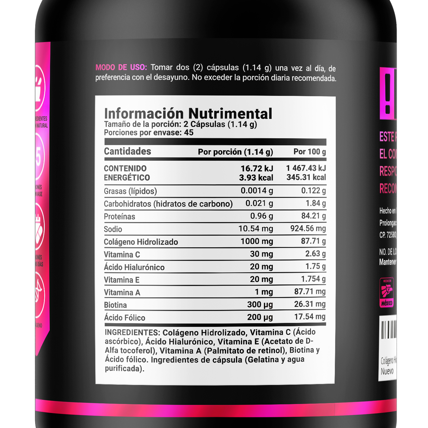Foto 3 pulgar | Collagen Blend B Life 90 Cápsulas