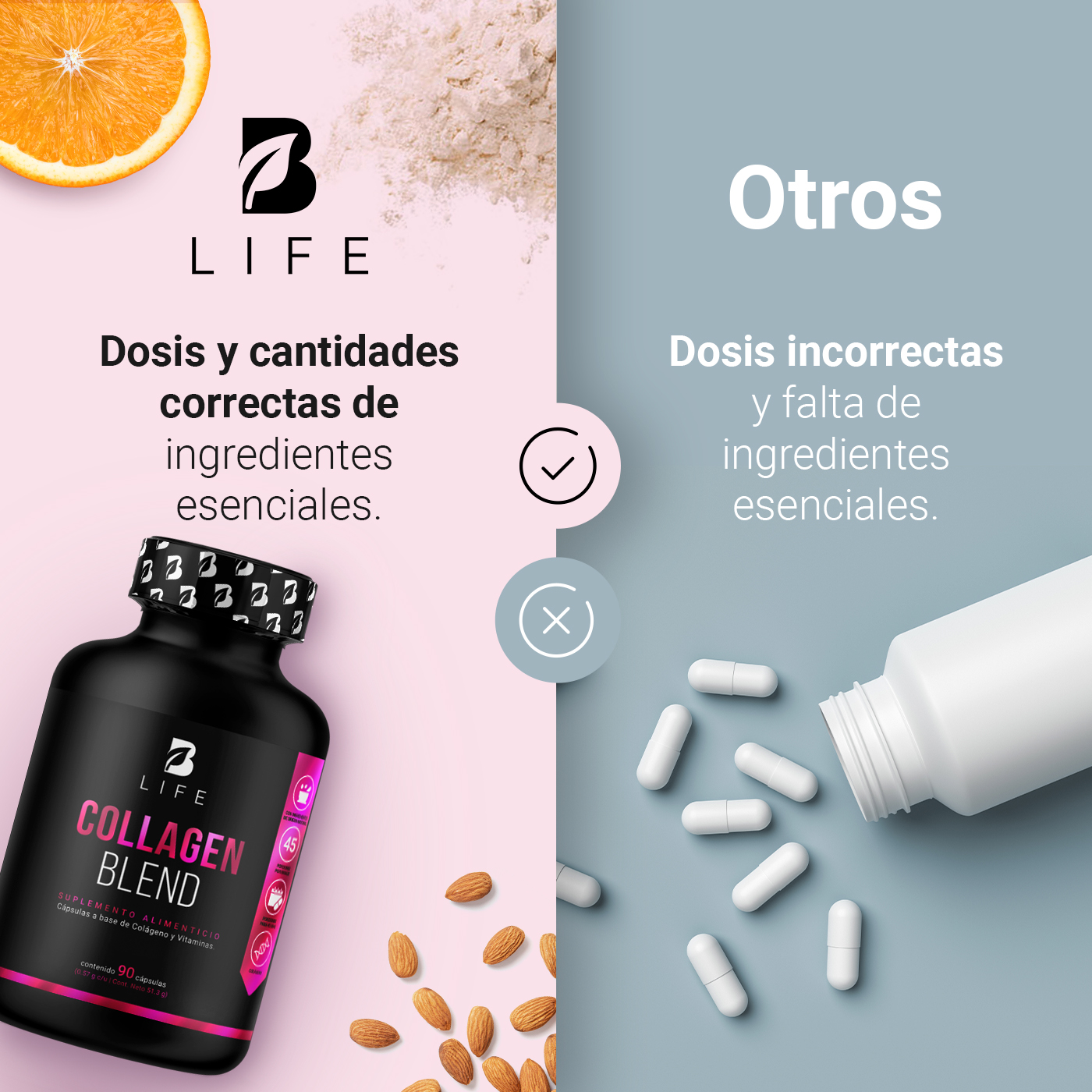 Foto 6 pulgar | Collagen Blend B Life 90 Cápsulas