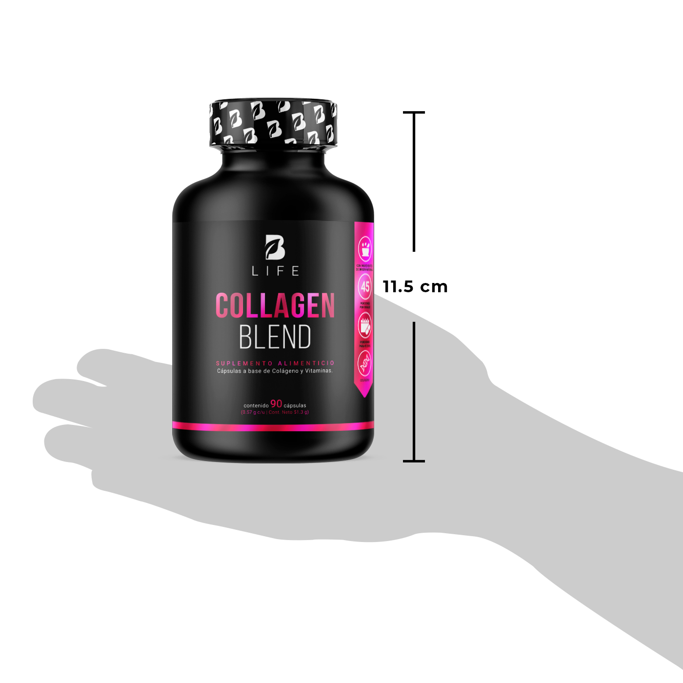 Foto 7 pulgar | Collagen Blend B Life 90 Cápsulas