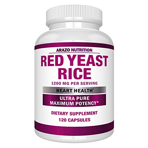 Foto 2 pulgar | Suplemento Arazo Nutrition: Extracto de Arroz de Levadura Roja 1200 mg 120 - Venta Internacional