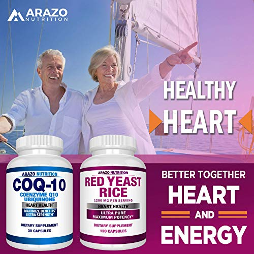 Foto 7 pulgar | Suplemento Arazo Nutrition: Extracto de Arroz de Levadura Roja 1200 mg 120 - Venta Internacional
