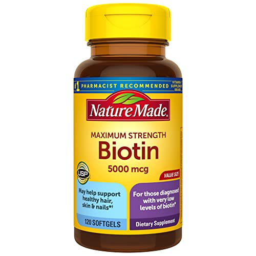 Foto 2 pulgar | Suplemento de Biotina Natural Nature Made 5000 mcg - Venta Internacional