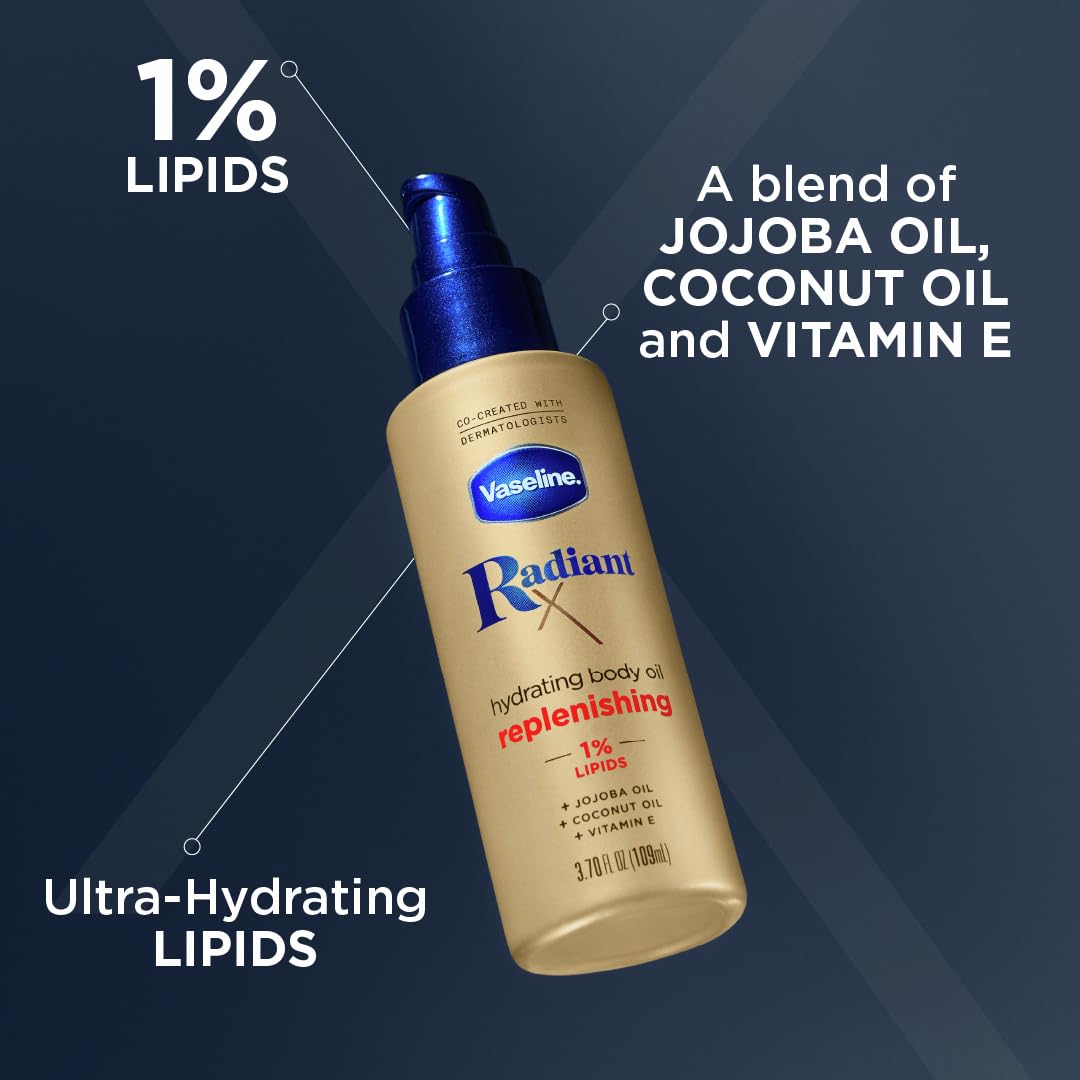 Foto 3 pulgar | Aceite Corporal Vaseline Radiant X Replenishing con Lípidos 110 ml - Venta Internacional