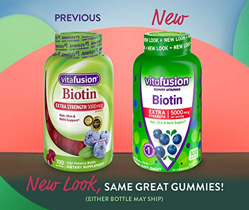 Foto 4 pulgar | Vitaminas en Gomitas Vitafusion Extra Strength Biotina 100 Gomitas - Venta Internacional