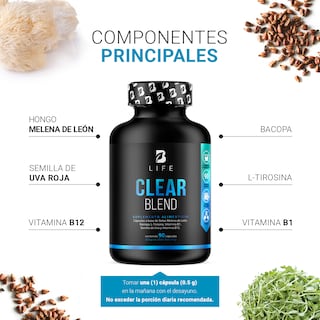 Foto 3 | Clear Blend B Life 90 Cápsulas