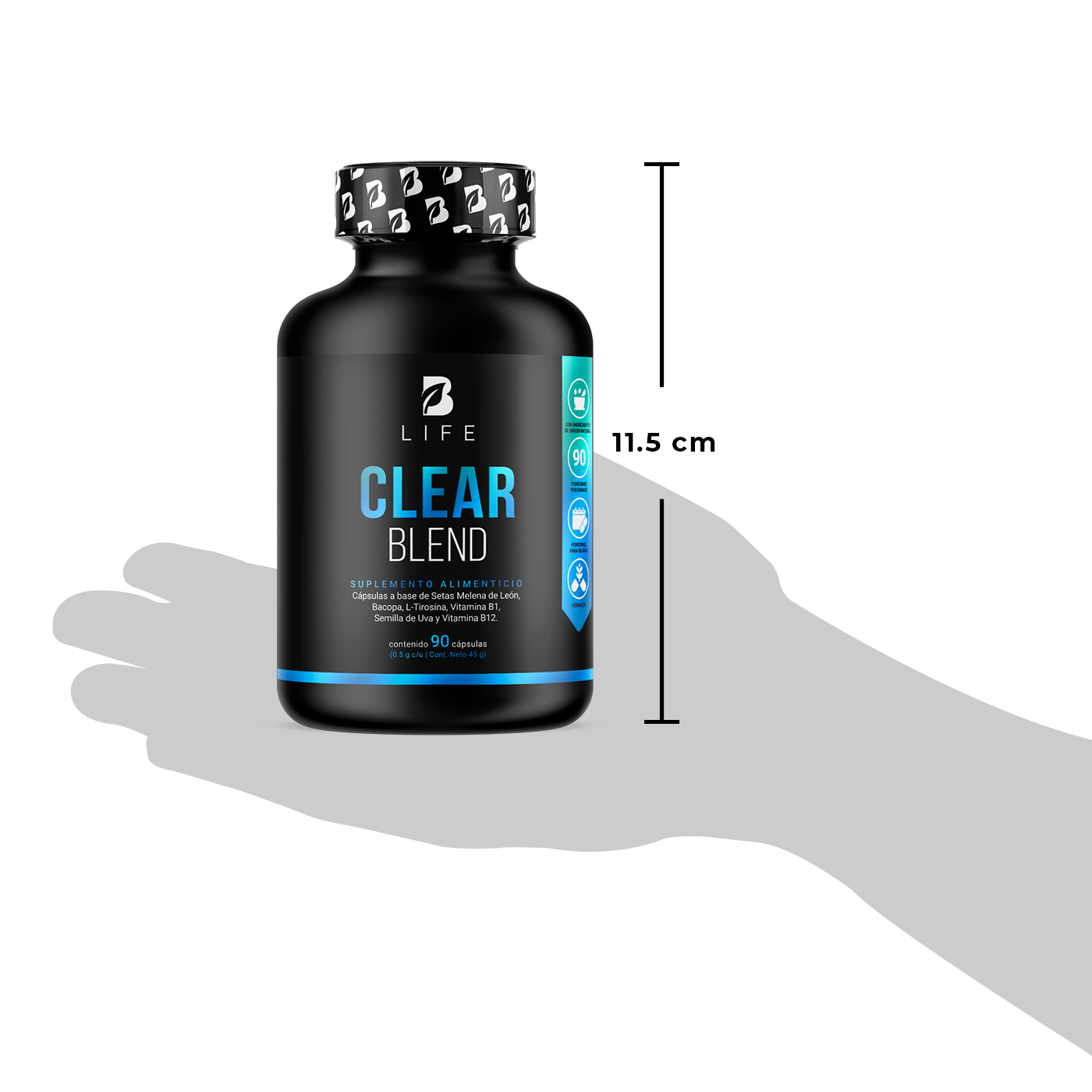 Foto 6 | Clear Blend B Life 90 Cápsulas