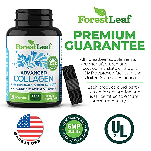 Foto 4 pulgar | Cápsulas de Colágeno ForestLeaf Boosts Health 2 Frascos de 120 Cápsulas C/U - Venta Internacional