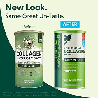 Foto 2 | Suplemento de Péptidos de Colágeno en Polvo Great Lakes 473 ml - Venta Internacional