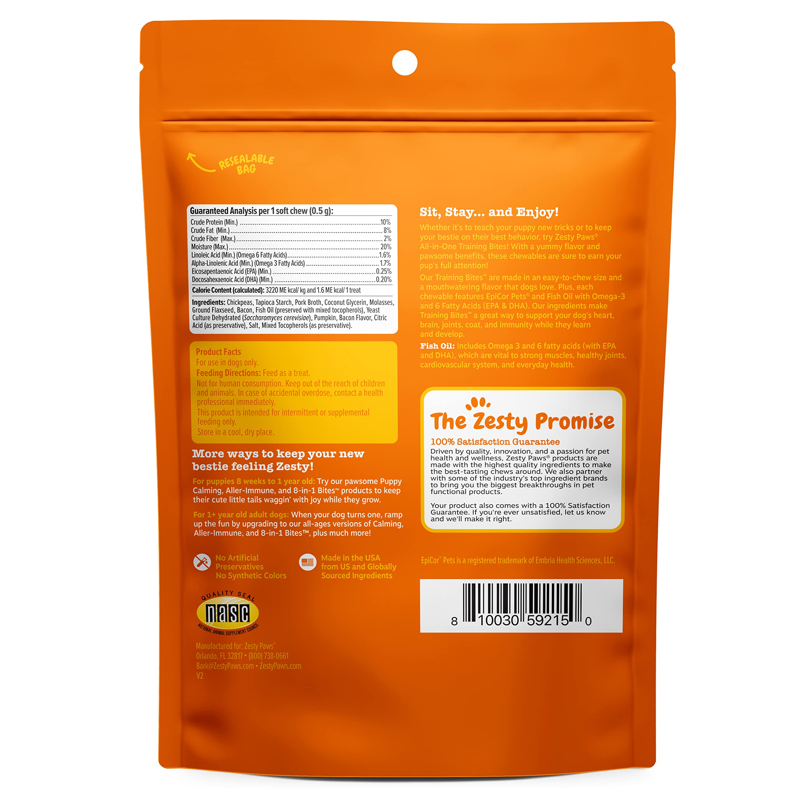 Foto 7 pulgar | Training Treats Zesty Paws Hip Artition Para Perros Y Cachorros - Venta Internacional