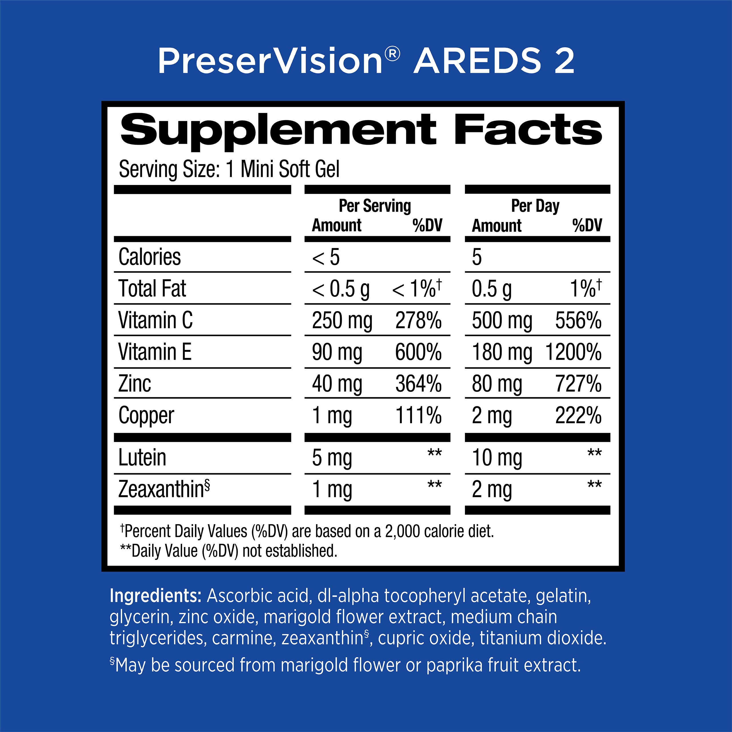 Foto 6 pulgar | Suplemento De Vitaminas Y Minerales Para Ojos Preservision Areds 2 - Venta Internacional