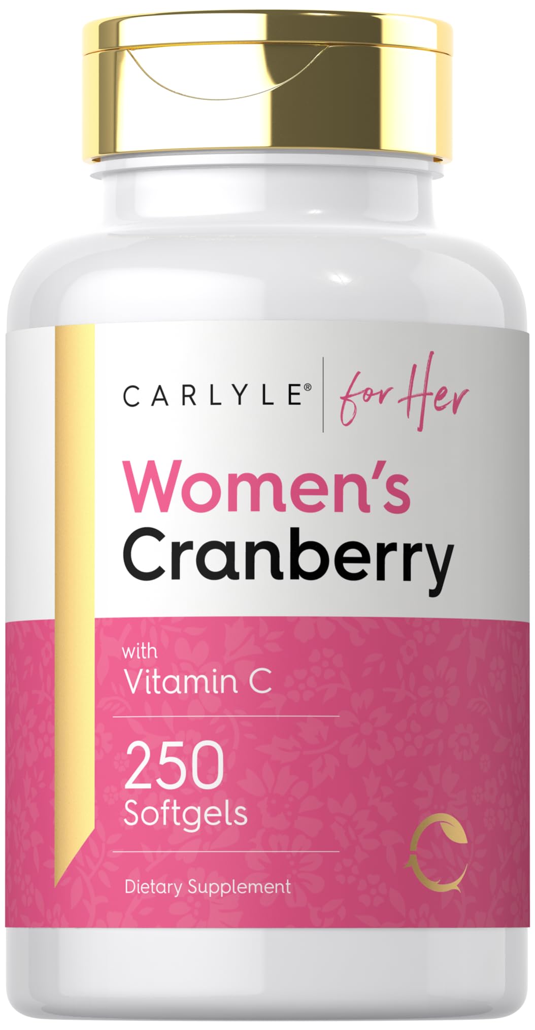 Suplemento de Arándano Rojo Carlyle para Mujer - 250 Cápsulas Blandas