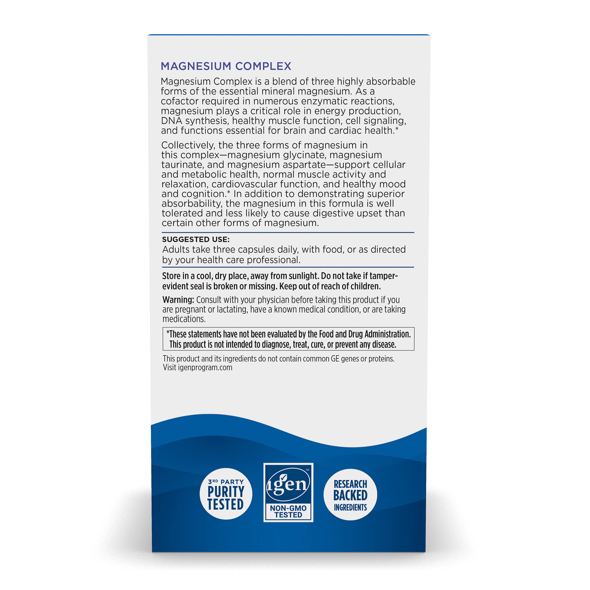 Foto 4 pulgar | Suplemento Nordic Naturals Magnesium Complex 90 Cápsulas - Venta Internacional