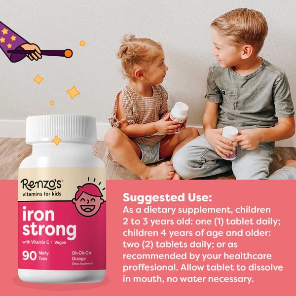 Foto 6 pulgar | Suplementos de Hierro para Niños 90 Tabletas Melty - Venta Internacional