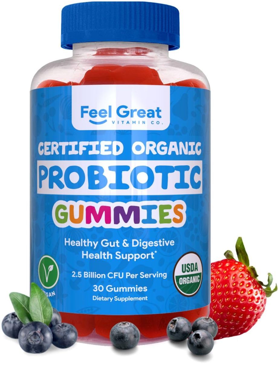 Gomitas Probióticas del USDA para Adultos y Niños Suministro para 30 Días - Venta Internacional