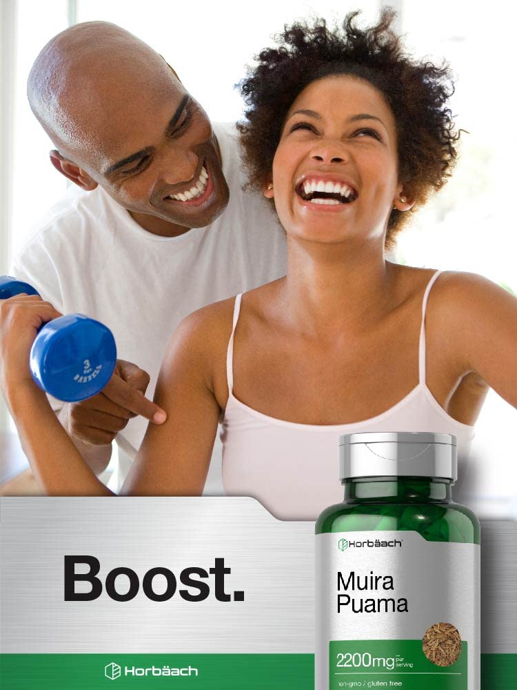 Foto 7 pulgar | Suplemento Horbäach Extracto de Raíz de Muira Puama 2200 mg 90 Cápsulas - Venta Internacional